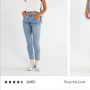 BDG girlfriend high rise jean 27